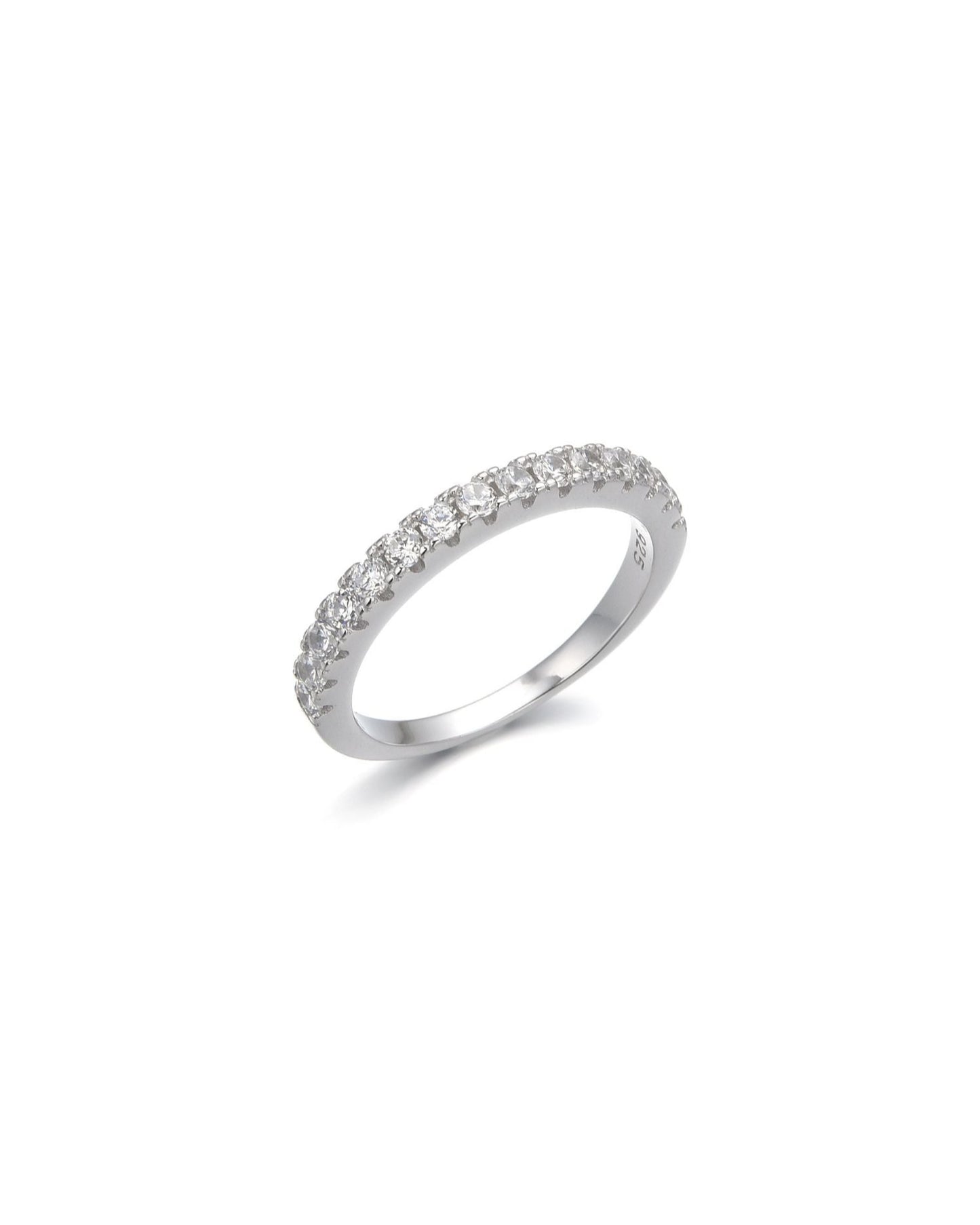 Half Eternity Ring Silver