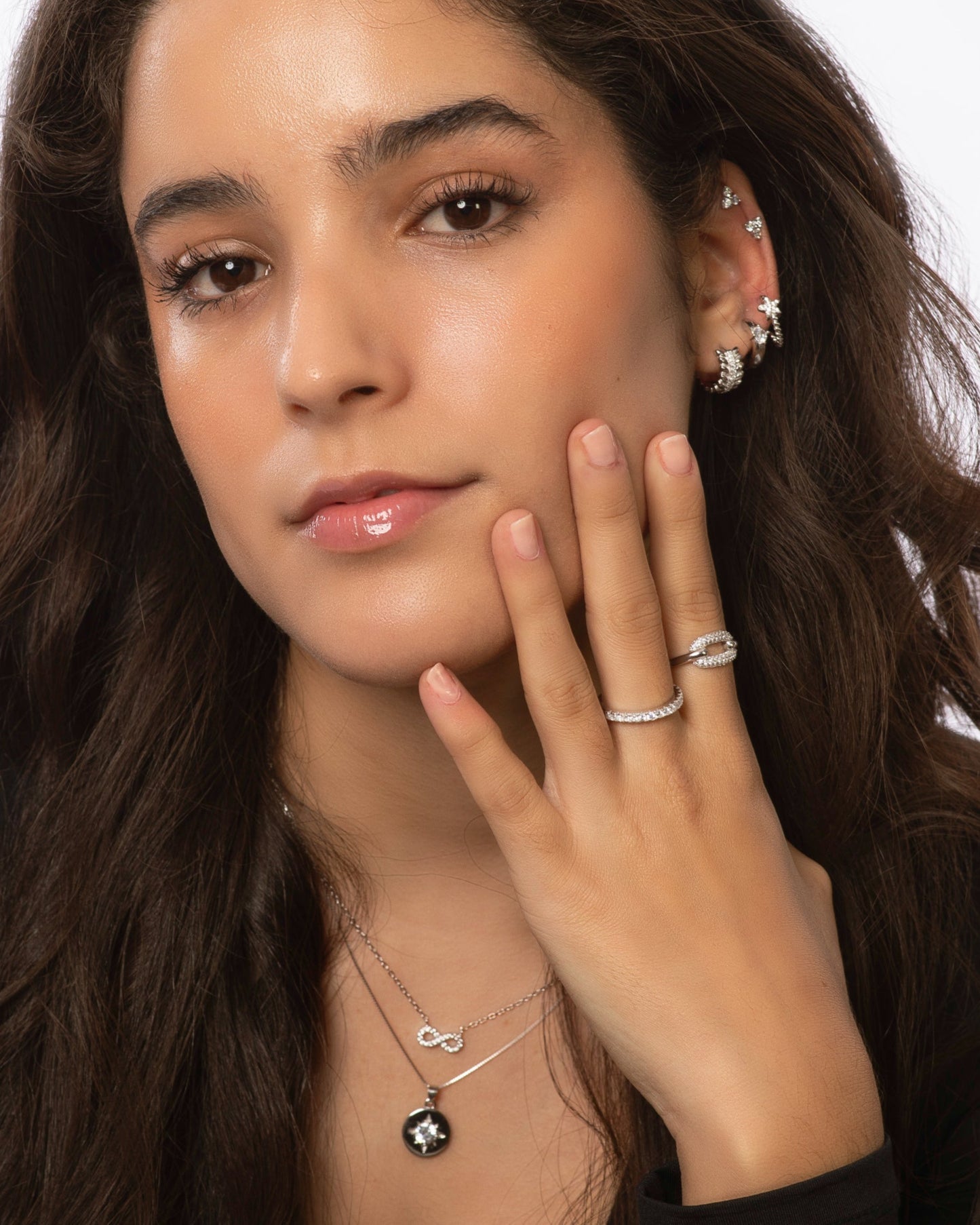 Half Eternity Ring Silver