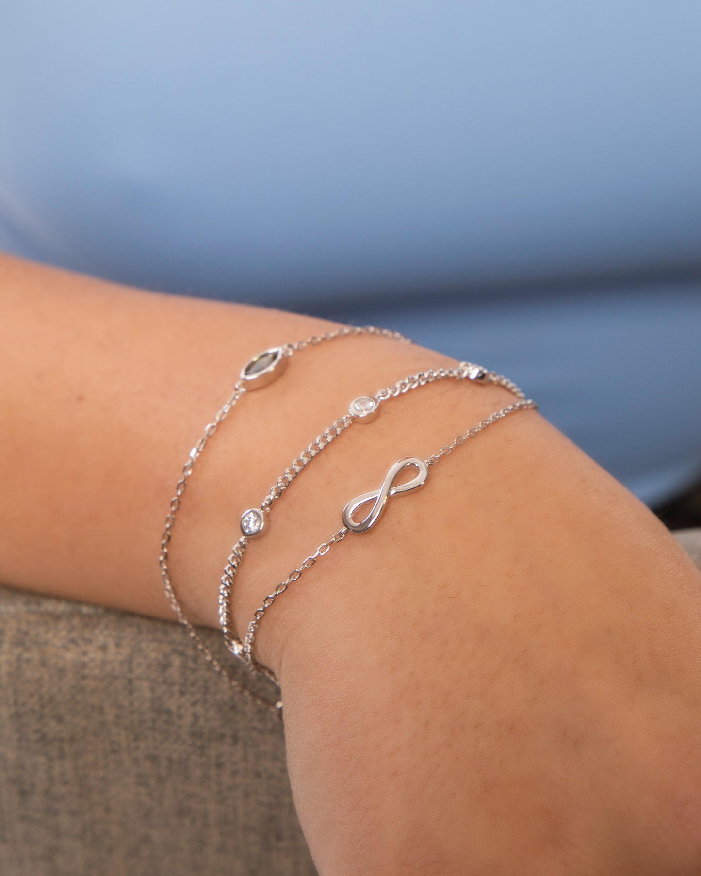 Candella Infinity Bracelet Silver