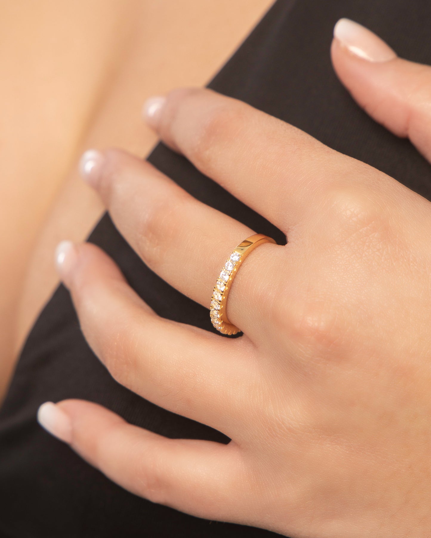 Half Eternity Ring Gold