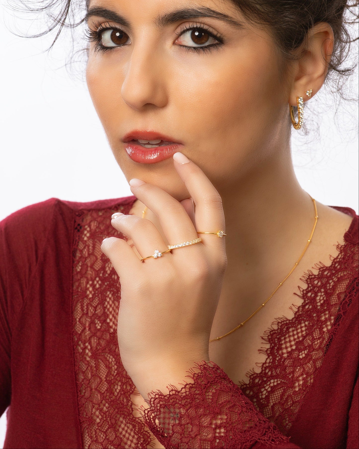 Half Eternity Ring Gold
