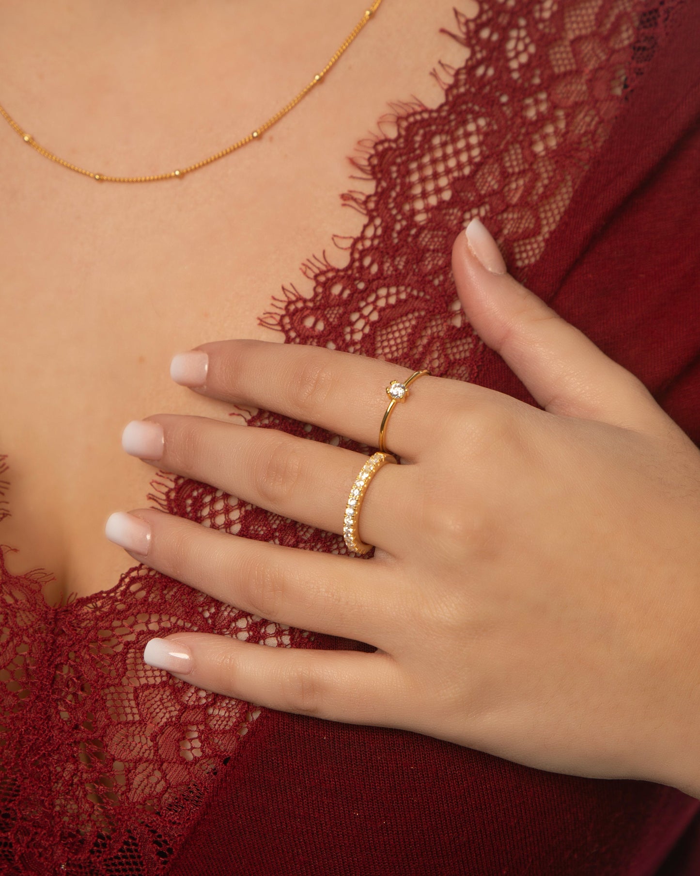 Half Eternity Ring Gold