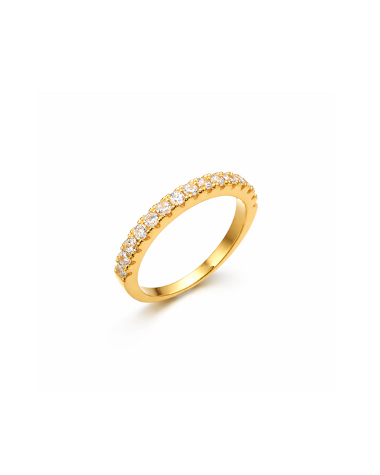 Candella Half Eternity Ring Gold